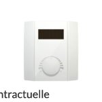 Thermokon 754064 Sonde d'Ambiance NOVOS 3 SR P blanc temp