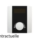 Thermokon 777964 Sonde d'Ambiance NOVOS 3 SR P Blanc Design