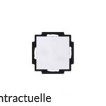 Thermokon 781466 Capteur WRF06 DI4 temp LON blanc pur satiné